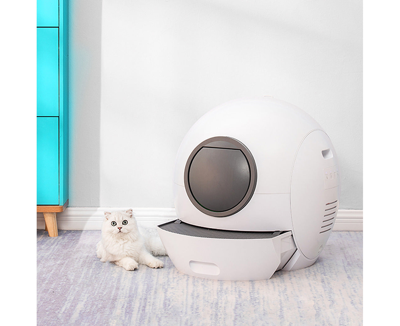 Automatic Smart Robot Cat Litter Box Self-Cleaning Enclosed Kitty Toilet