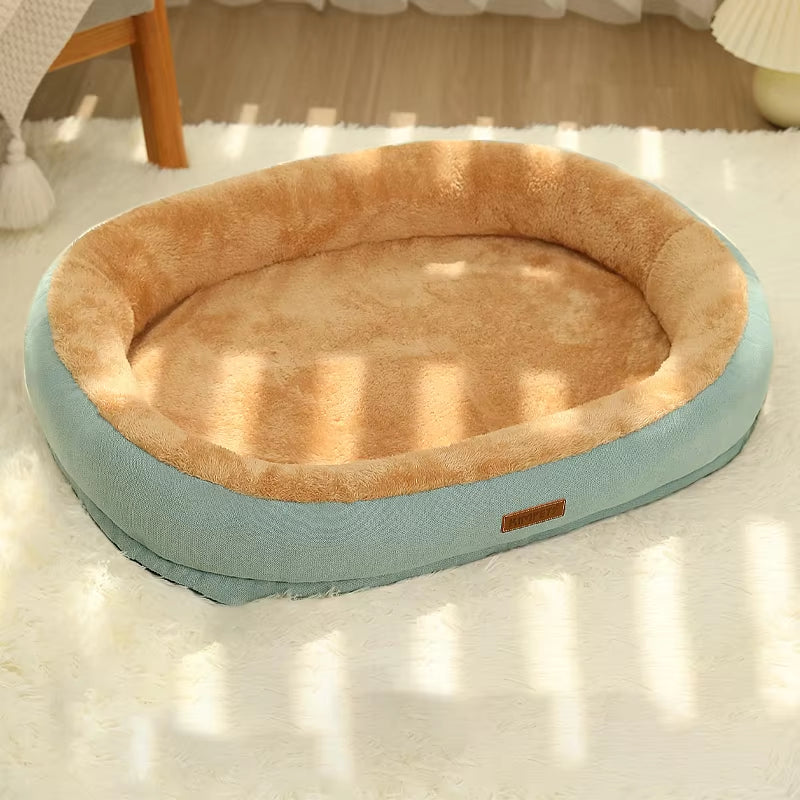 Cat Bed Dog Pet Bed Kennel Non-Slip Winter Warm Small Dog Kennel Sleeping Removed Washed Soft Puppy Cushion Cat Supplies