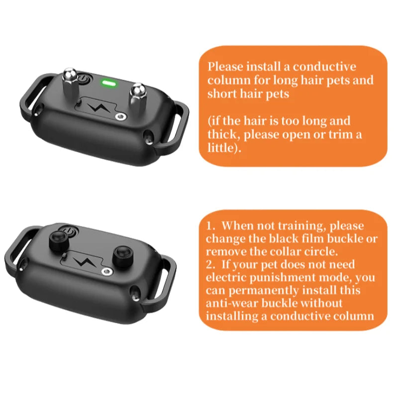 800M Digital Dog Training Collar Waterproof Rechargeable Remote Control Pet with LCD Display for All Size Shock Vibration Sound