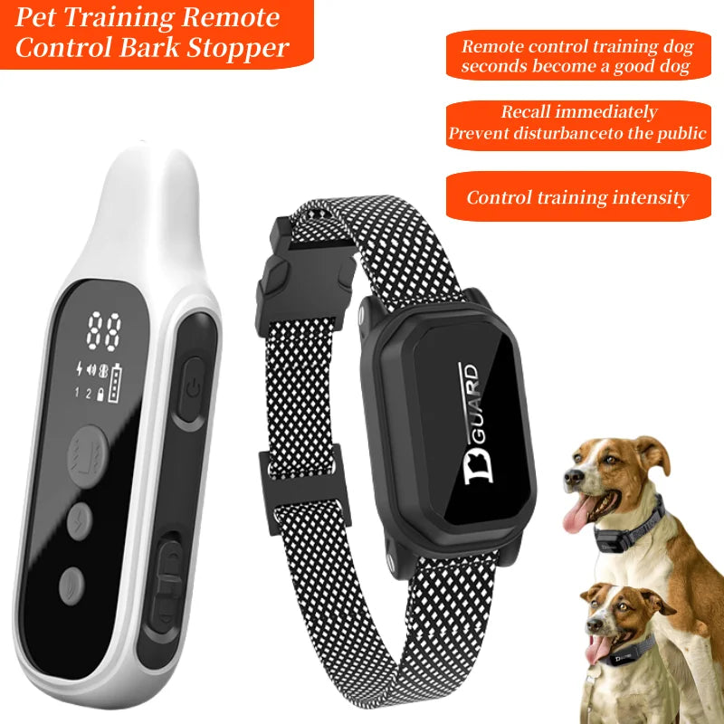 800M Digital Dog Training Collar Waterproof Rechargeable Remote Control Pet with LCD Display for All Size Shock Vibration Sound