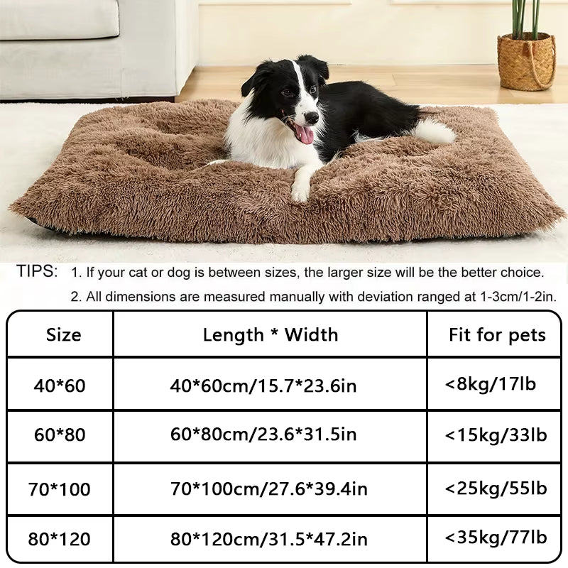 Soft Dog Beds House Soft Long Plush Best Pet Dog Bed for Dogs Basket Pet Products Cushion Cat Bed Cat Mat Animals Sleeping Sofa